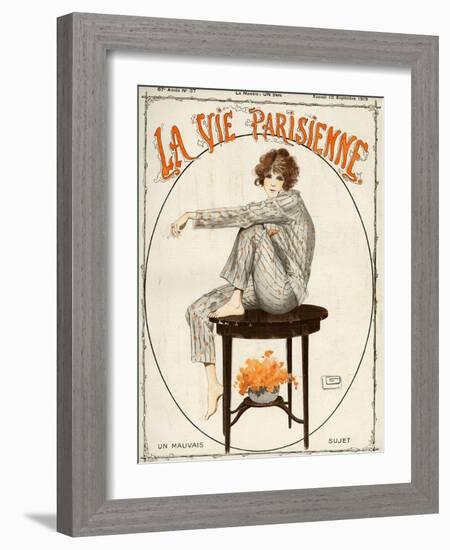 La Vie Parisienne, Georges Leonnec, 1919, France-null-Framed Giclee Print