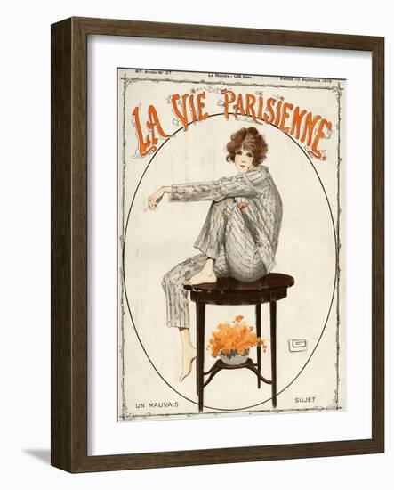 La Vie Parisienne, Georges Leonnec, 1919, France-null-Framed Giclee Print