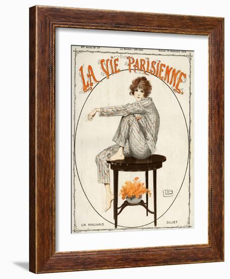 La Vie Parisienne, Georges Leonnec, 1919, France-null-Framed Giclee Print