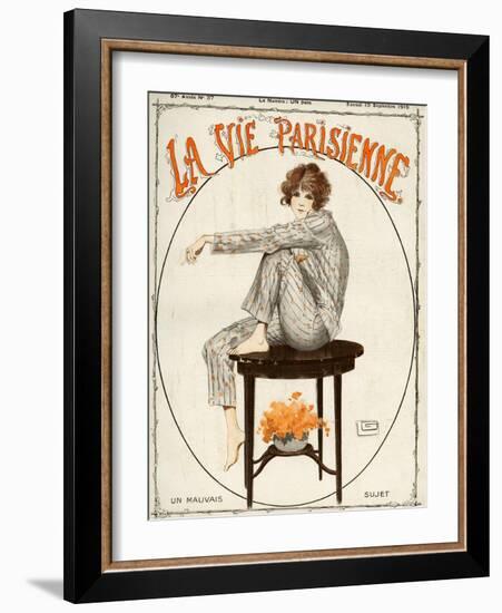 La Vie Parisienne, Georges Leonnec, 1919, France-null-Framed Giclee Print