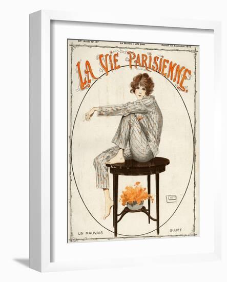 La Vie Parisienne, Georges Leonnec, 1919, France-null-Framed Giclee Print