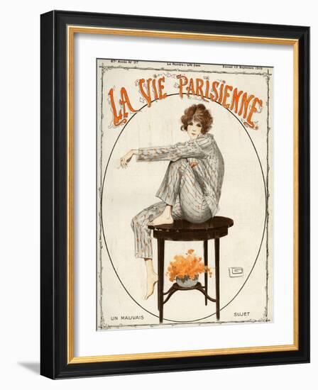 La Vie Parisienne, Georges Leonnec, 1919, France-null-Framed Giclee Print