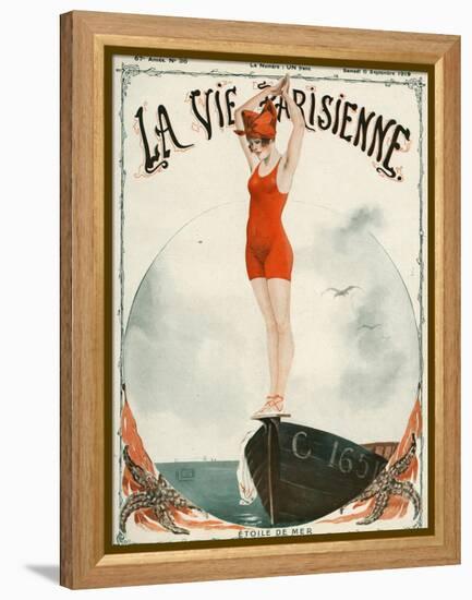 La Vie Parisienne, Georges Leonnec, 1919, France-null-Framed Premier Image Canvas