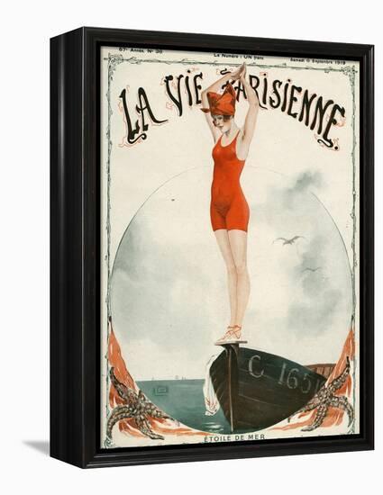 La Vie Parisienne, Georges Leonnec, 1919, France-null-Framed Premier Image Canvas