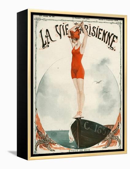 La Vie Parisienne, Georges Leonnec, 1919, France-null-Framed Premier Image Canvas