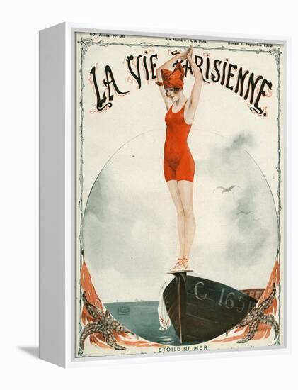 La Vie Parisienne, Georges Leonnec, 1919, France-null-Framed Premier Image Canvas