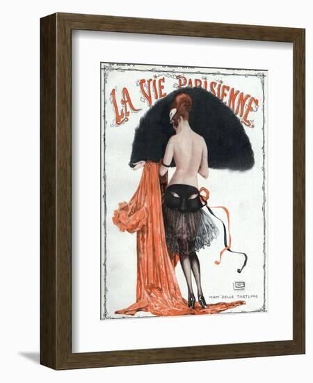 La vie Parisienne, Georges Leonnec, 1920, France-null-Framed Giclee Print