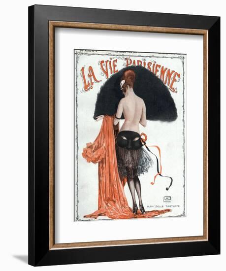 La vie Parisienne, Georges Leonnec, 1920, France-null-Framed Giclee Print