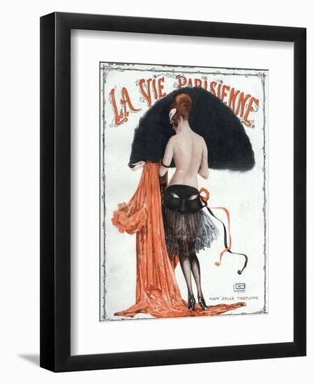 La vie Parisienne, Georges Leonnec, 1920, France-null-Framed Giclee Print