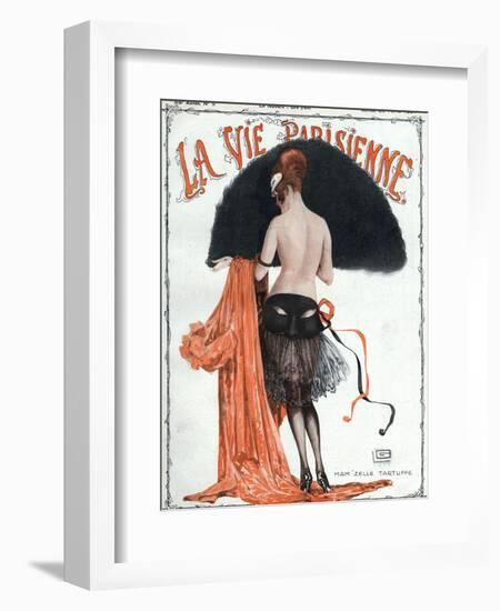 La vie Parisienne, Georges Leonnec, 1920, France-null-Framed Giclee Print