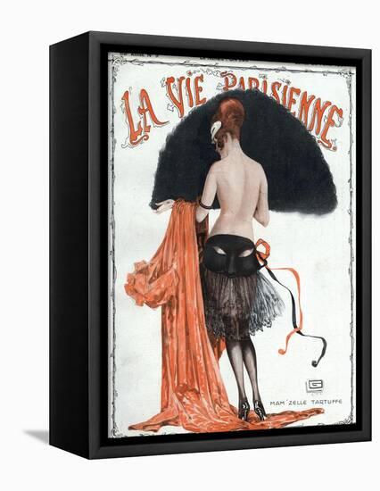 La vie Parisienne, Georges Leonnec, 1920, France-null-Framed Premier Image Canvas