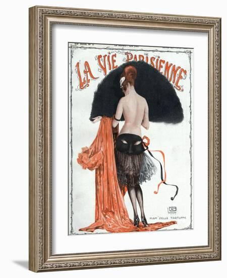 La vie Parisienne, Georges Leonnec, 1920, France-null-Framed Giclee Print