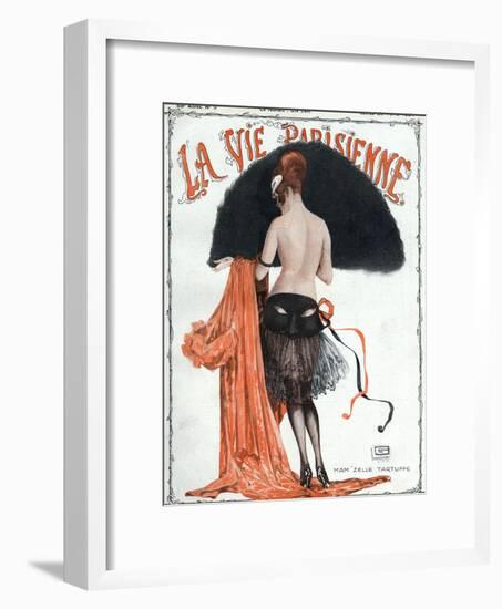 La vie Parisienne, Georges Leonnec, 1920, France-null-Framed Giclee Print