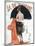 La vie Parisienne, Georges Leonnec, 1920, France-null-Mounted Giclee Print