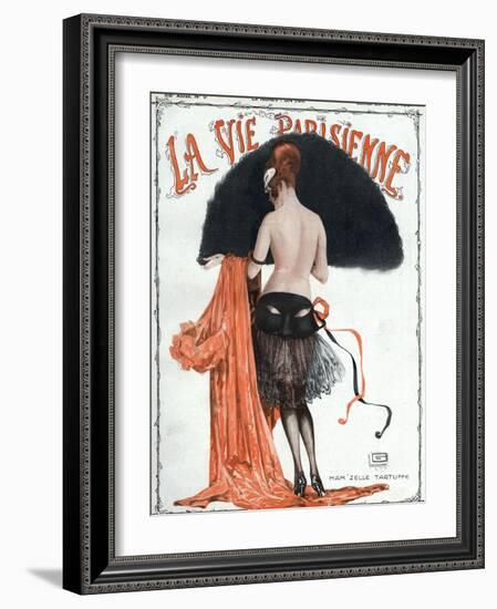 La vie Parisienne, Georges Leonnec, 1920, France-null-Framed Giclee Print