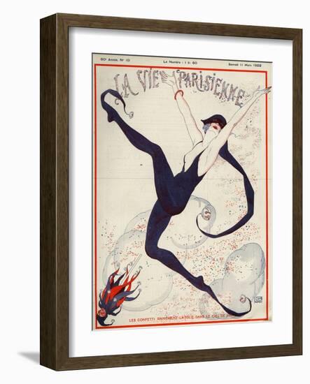 La Vie Parisienne, Georges Leonnec, 1922, France-null-Framed Giclee Print