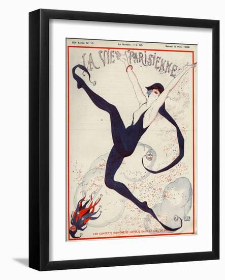 La Vie Parisienne, Georges Leonnec, 1922, France-null-Framed Giclee Print