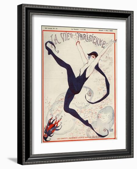 La Vie Parisienne, Georges Leonnec, 1922, France-null-Framed Giclee Print