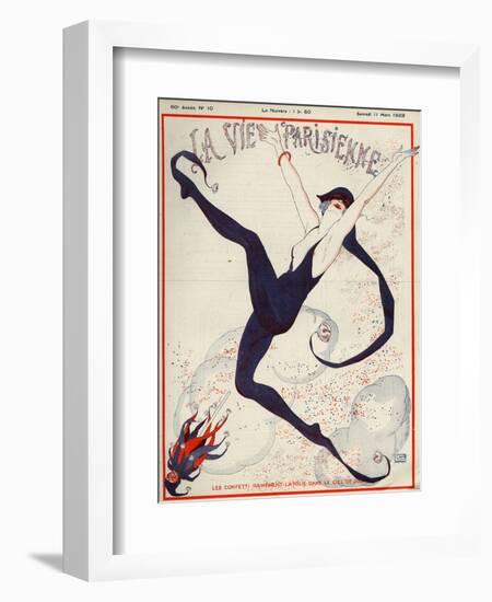 La Vie Parisienne, Georges Leonnec, 1922, France-null-Framed Giclee Print