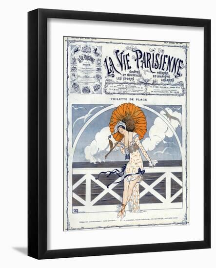 La Vie Parisienne, Georges Leonnec, 1923, France-null-Framed Giclee Print