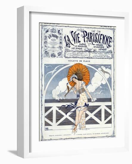 La Vie Parisienne, Georges Leonnec, 1923, France-null-Framed Giclee Print