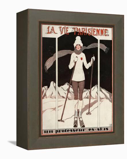 La Vie Parisienne, Georges Leonnec, 1924, France-null-Framed Premier Image Canvas