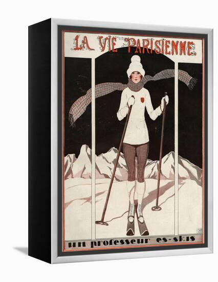 La Vie Parisienne, Georges Leonnec, 1924, France-null-Framed Premier Image Canvas