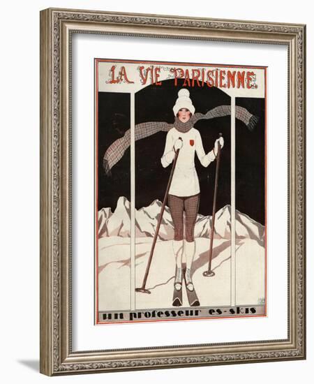 La Vie Parisienne, Georges Leonnec, 1924, France-null-Framed Giclee Print