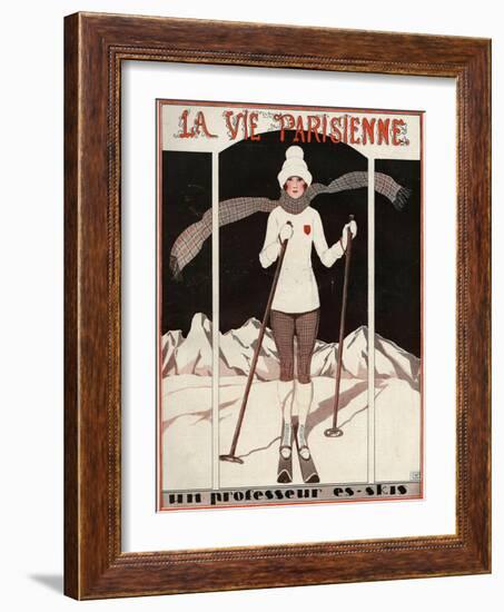 La Vie Parisienne, Georges Leonnec, 1924, France-null-Framed Giclee Print