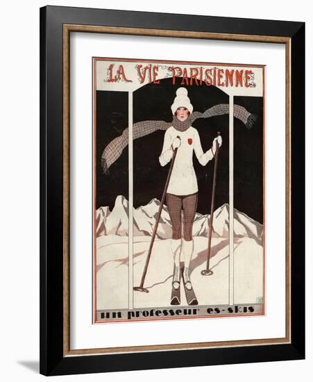 La Vie Parisienne, Georges Leonnec, 1924, France-null-Framed Giclee Print