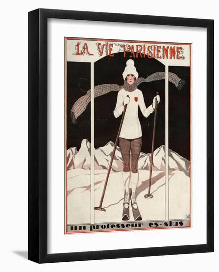 La Vie Parisienne, Georges Leonnec, 1924, France-null-Framed Giclee Print