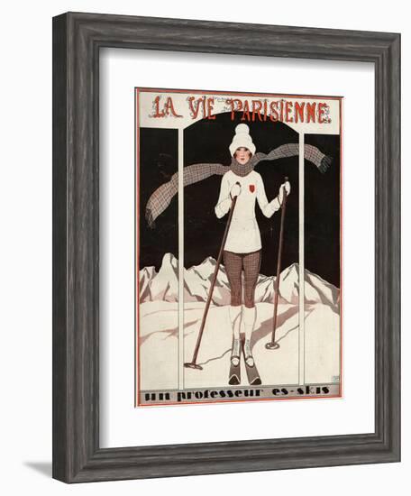 La Vie Parisienne, Georges Leonnec, 1924, France-null-Framed Giclee Print