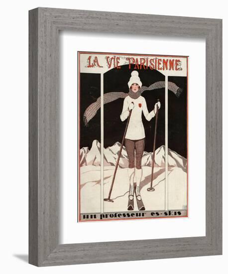 La Vie Parisienne, Georges Leonnec, 1924, France-null-Framed Giclee Print