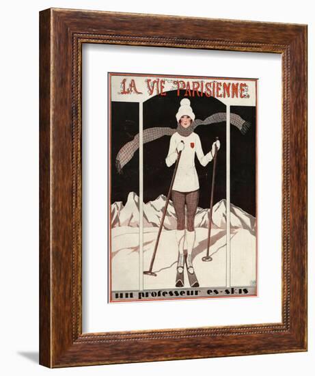 La Vie Parisienne, Georges Leonnec, 1924, France-null-Framed Giclee Print