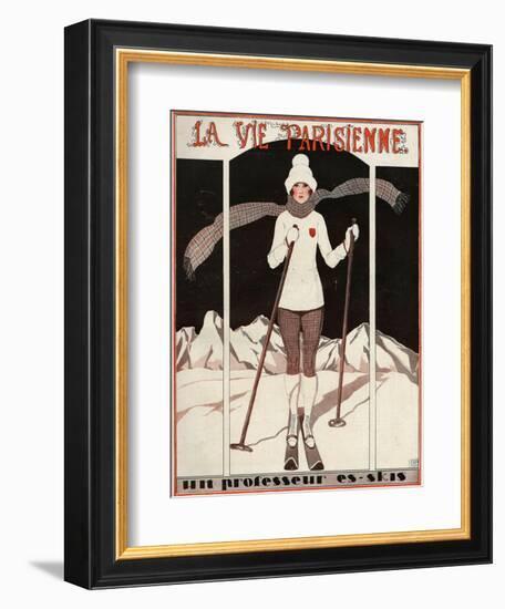 La Vie Parisienne, Georges Leonnec, 1924, France-null-Framed Giclee Print