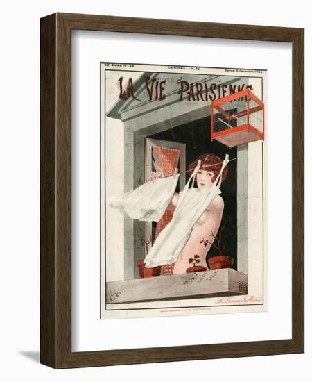 La Vie Parisienne, Georges Leonnec, 1924, France-null-Framed Giclee Print