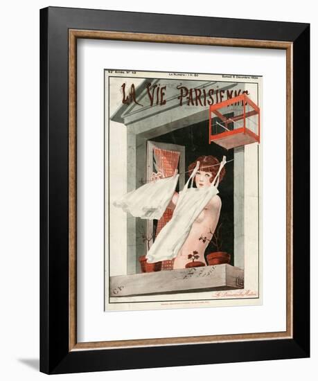 La Vie Parisienne, Georges Leonnec, 1924, France-null-Framed Giclee Print