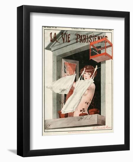 La Vie Parisienne, Georges Leonnec, 1924, France-null-Framed Giclee Print