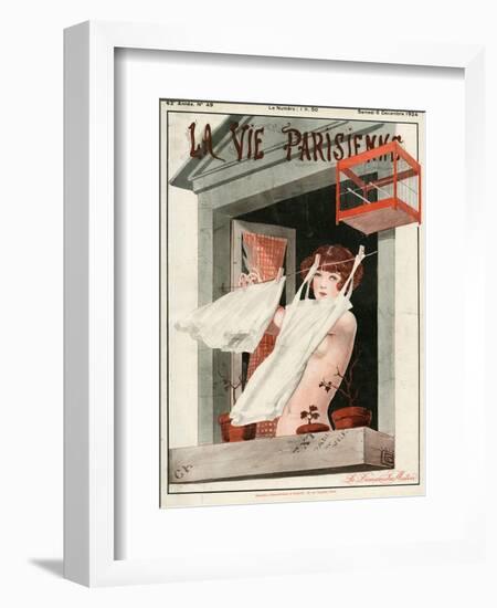 La Vie Parisienne, Georges Leonnec, 1924, France-null-Framed Giclee Print