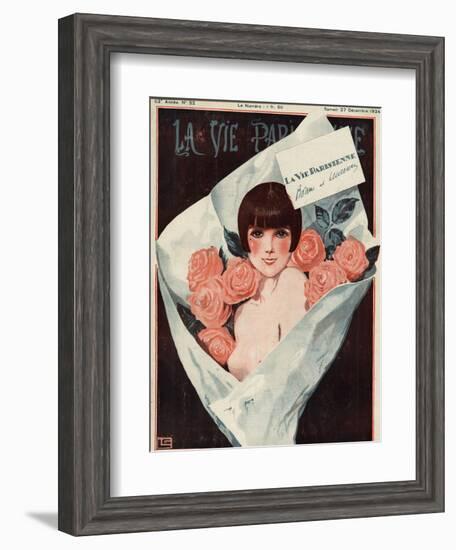 La Vie Parisienne, Georges Leonnec, 1924, France-null-Framed Giclee Print