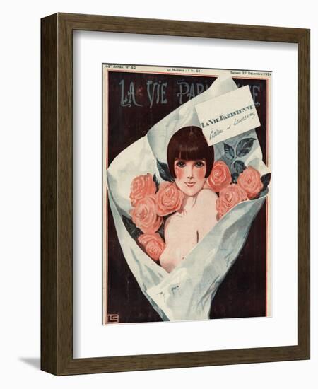 La Vie Parisienne, Georges Leonnec, 1924, France-null-Framed Giclee Print