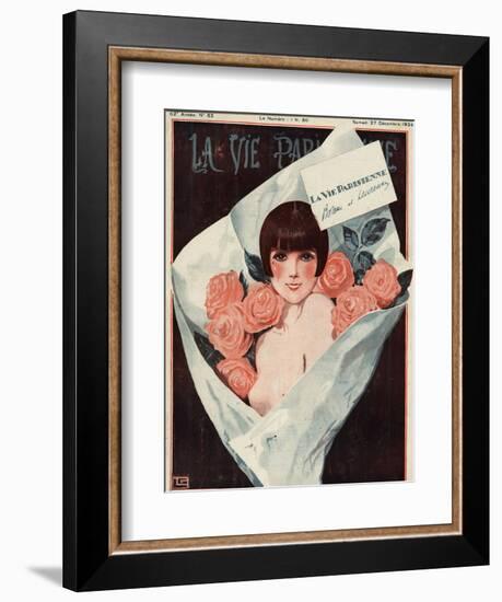 La Vie Parisienne, Georges Leonnec, 1924, France-null-Framed Giclee Print