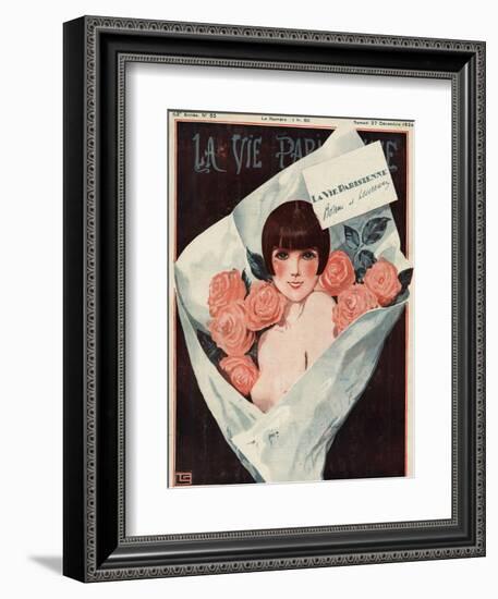 La Vie Parisienne, Georges Leonnec, 1924, France-null-Framed Giclee Print