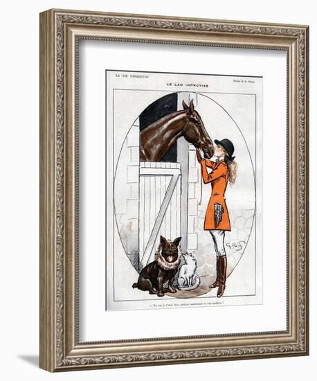 La Vie Parisienne, Georges Pavis, 1919, France-null-Framed Giclee Print