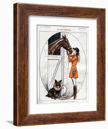 La Vie Parisienne, Georges Pavis, 1919, France-null-Framed Giclee Print