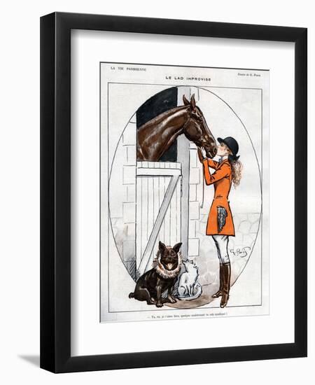 La Vie Parisienne, Georges Pavis, 1919, France-null-Framed Giclee Print