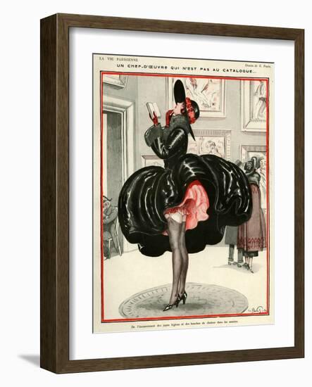 La Vie Parisienne, Georges Pavis, 1922, France-null-Framed Giclee Print