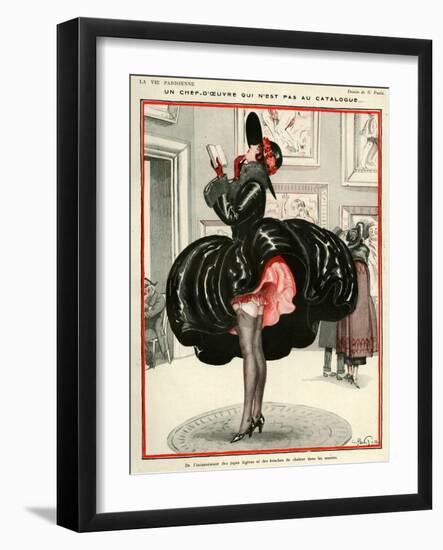 La Vie Parisienne, Georges Pavis, 1922, France-null-Framed Giclee Print