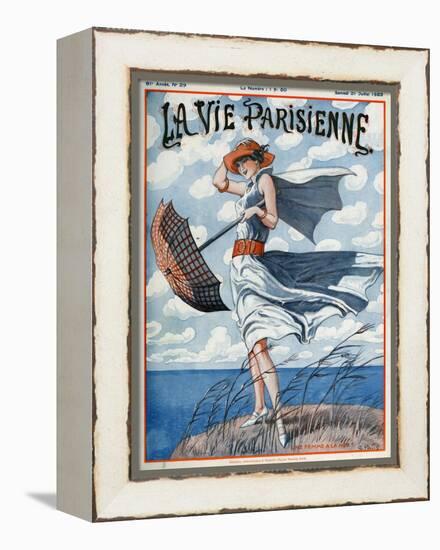 La vie Parisienne, Georges Pavis, 1923, France-null-Framed Premier Image Canvas