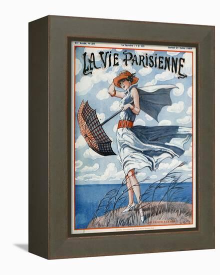 La vie Parisienne, Georges Pavis, 1923, France-null-Framed Premier Image Canvas